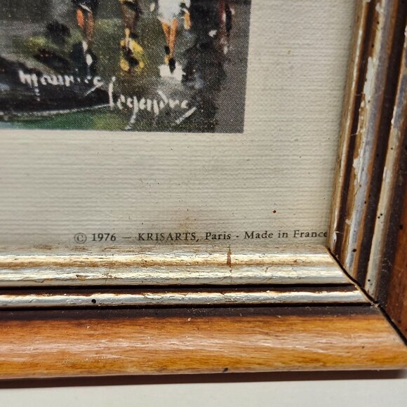 1976 Print Maurice Legendres Krisarts Buckingham Palace London Framed Vintage Ar - Picture 6 of 7